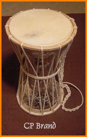 New CP Brand Talking Drum 9 1/2 Head 16 Tall Embossed  